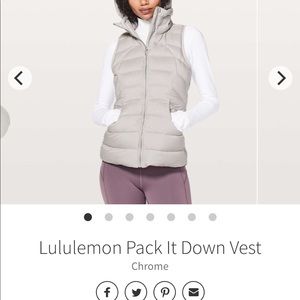 Lululemon Pack It Down Vest